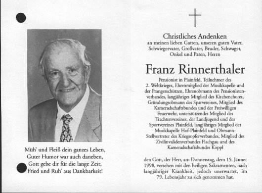 Franz Rinnerthaler
