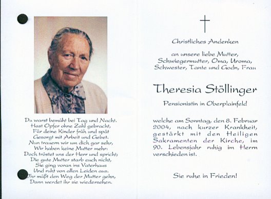 Theresia Stöllinger