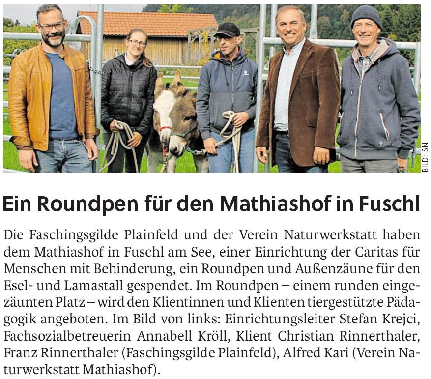 Salzburger Nachrichten 28.10.2021